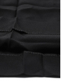 Jupe longue en crêpe plissé noir Prix boutique £1600 Taille 34/36