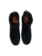 GARETT black suede block-heel ankle boots Retail price $940 Size 38