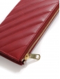 Lise burgundy red and gold zip around long wallet NEW Retail price €250