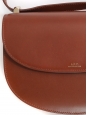 GENEVE tan brown leather cross-body bag NEW Retail price €455