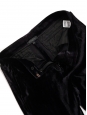 Pantalon droit en velours moiré noir Prix boutique 200€ Taille 34/36