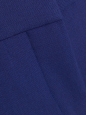 Dark blue wool crepe straight leg pants Retail price €480 Size 34