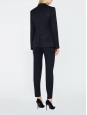 Midnight blue wool-twill slim fit tailored pants Retail price $560 Size 42