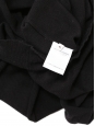 Pull col châle ou épaules nues en laine noire Prix boutique 650€ Taille 36