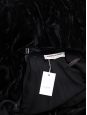 Jupe longue taille haute en velours noir Prix boutique 1100€ Taille 36
