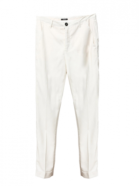 Cream white cotton chino pants Retail price €120 Size XS