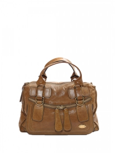 Grand sac tote Bay en cuir marron camel Px boutique 1200€