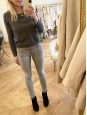Light grey Dark Moon The Looker Ankle Fray jeans Retail price €280 Size 25