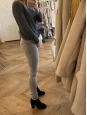 Light grey Dark Moon The Looker Ankle Fray jeans Retail price €280 Size 25