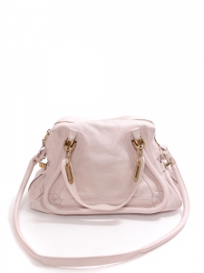 PARATY light pink leather medium shoulder bag Retail price €1450