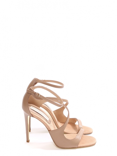 Nude eco-friendly faux leather heeled sandals Retail price €660 Size 38.5