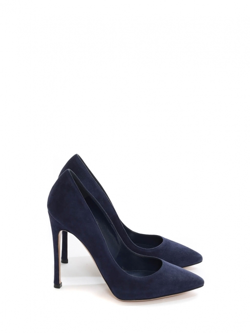 Black suede high heel pointy toe pumps Retail price €560 Size 36.5
