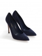 Black suede high heel pointy toe pumps Retail price €560 Size 36.5