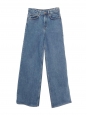 High waist flared mid blue jeans Size XXS