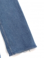 Jean taille haute flare bleu moyen Taille XXS
