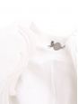 Veste blazer découpe asymétrique blanc cygne Px boutique 1100€ Taille 36