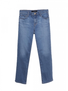Jean "ADELE mid-rise straight earthern" bleu droit Prix boutique 228$ Taille 36/38