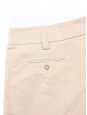 Powder pink raw silk high waisted shorts NEW Retail price €550 Size 40