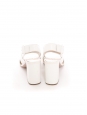 White patent leather heel sandals Retail price €650 Size 39.5