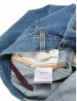 Jupe en jean à boutons en denim bleu moyen Prix boutique 345€ Taille 34/36