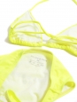 Maillot de bain deux pièces bikini jaune fluo WELCOME TO PARADISE Prix boutique 175€ Taille 34