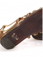 Sandales plates gladiator en cuir métallisé doré Prix boutique 550€ Taille 36