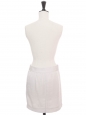 Light lila grey fluid high waist skirt Retail price €290 Size XS