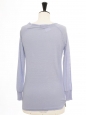 Lavender blue linen long sleeves top Size S / 36