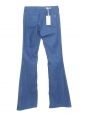 Jean Marrakesh taille haute slim fit évasé en denim stretch bleu vif Prix boutique 240€ Taille 25 (XS)