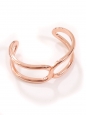 Bracelet manchette MARCIE en laiton or rose Prix boutique 260€