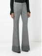Pantalon à pli évasé JOSH en laine grise Prix boutique 550€ Taille 36