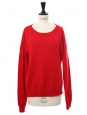 Round neckline lambswool knit sweater Retail price €190 Size S