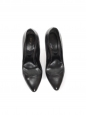 Escarpins stilettos bout pointu en cuir noir Prix boutique 450€ Taille 37