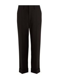 Black wool tailored pants Retail price €650 Size 40