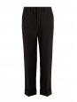 Pantalon à pli en laine noire Prix boutique 650€ Taille 40