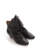 DOEY black supple leather low heel ankle boots Retail price €450 Size 37.5