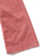 Pink corduroy flared high waist pants Retail price €415 Size 36