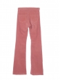 Pink corduroy flared high waist pants Retail price €415 Size 36