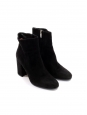 MARGAUX 65 black suede leather ankle boots Retail price €790 Size 36.5