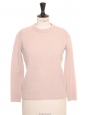 Light pink cashmere sweater with bow at neckline Retail price €305 Size XS