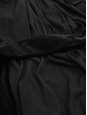 Black wool sleeveless dress with velvet belt Retail price €900 Size L