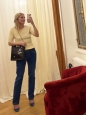 Dark blue denim Straight leg jeans Retail price €700 Size 36