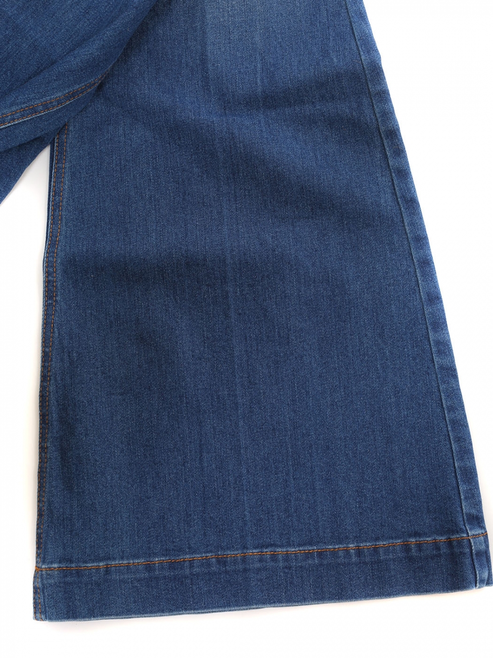 STELLA MCCARTNEY Mid blue 70s high-rise 