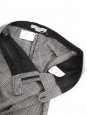 Pantalon en laine prince de galles blanc et noir Px boutique $560 Taille 38