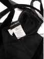 Robe de cocktail en tulle, velours et jersey noir Prix boutique 2500€ Taille S