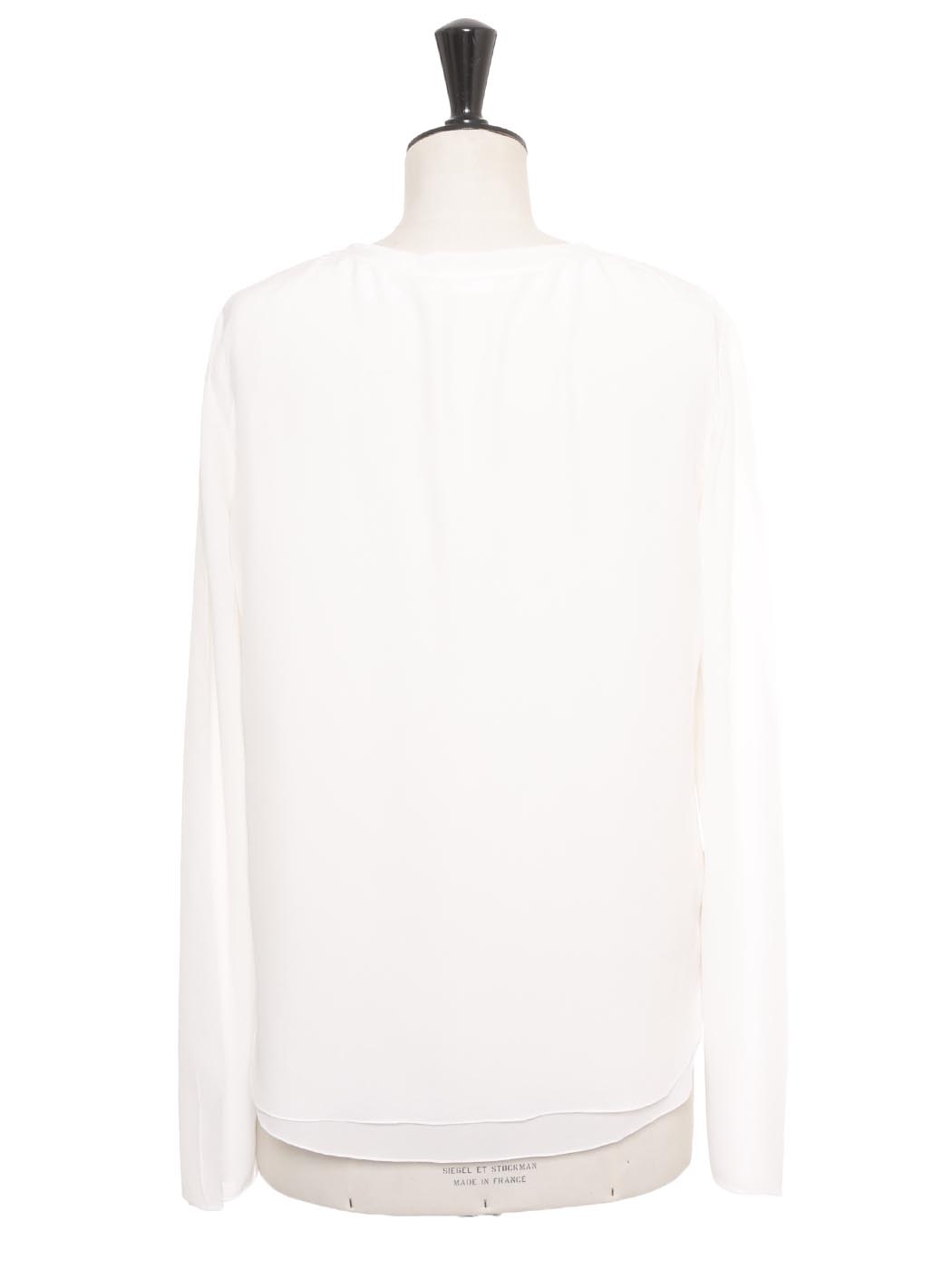 Boutique CHLOE White silk long sleeves 