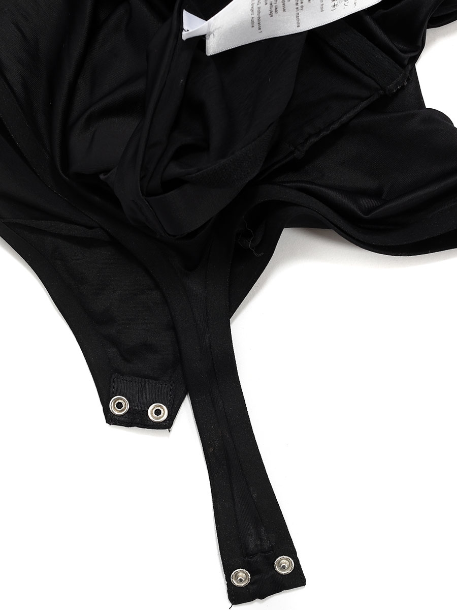 Boutique WOLFORD Black stretch-jersey bodysuit NEW Retail price €145 Size  XXS