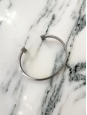 T silver bracelet in Tiffany's style