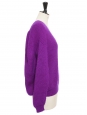 V neck thick alpaca wool sweater Retail price €850 Size 38 to 40
