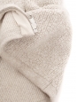 Manteau veste longue en laine mélangée beige crème Prix boutique 2500€ Taille 36 à 40